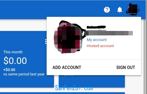 Adsense Hosted account